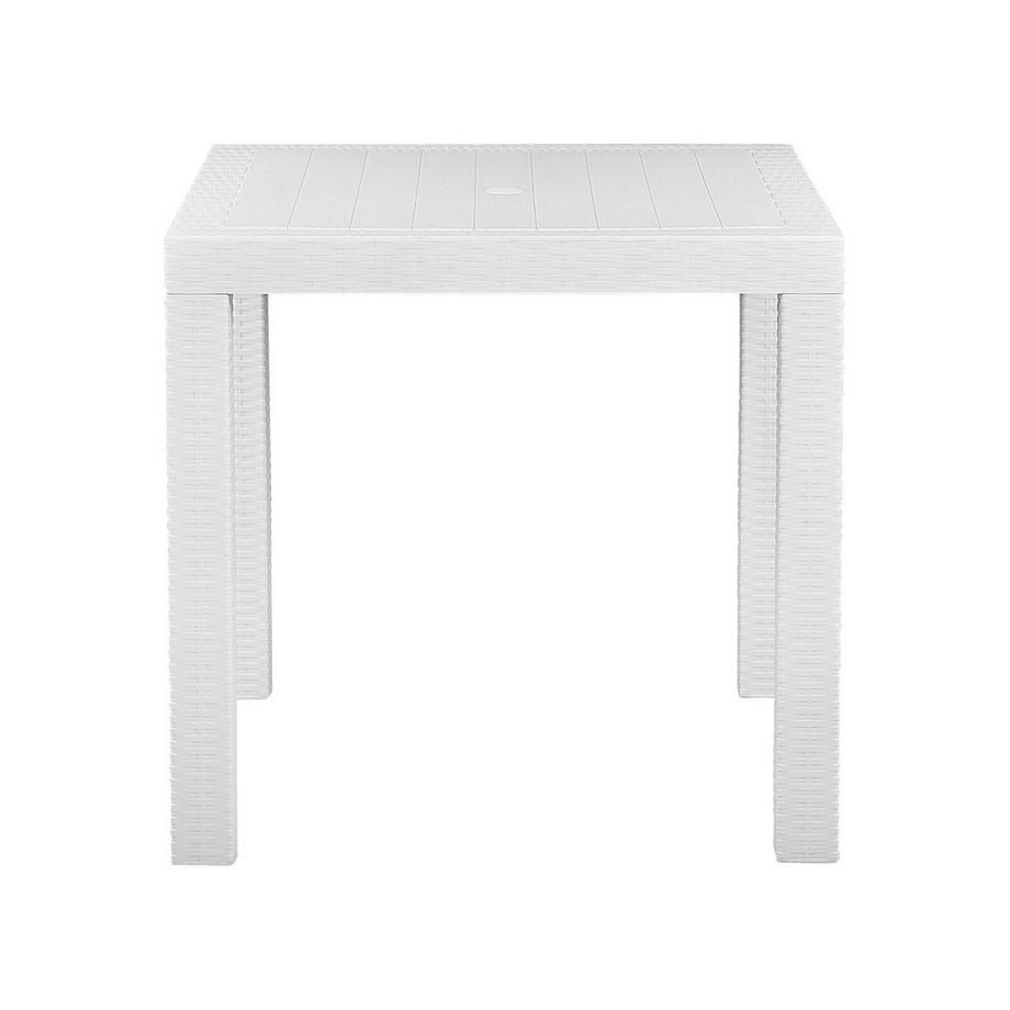 Beliani Outdoor Bistrotisch aus Kunststoff Industriell FOSSANO  