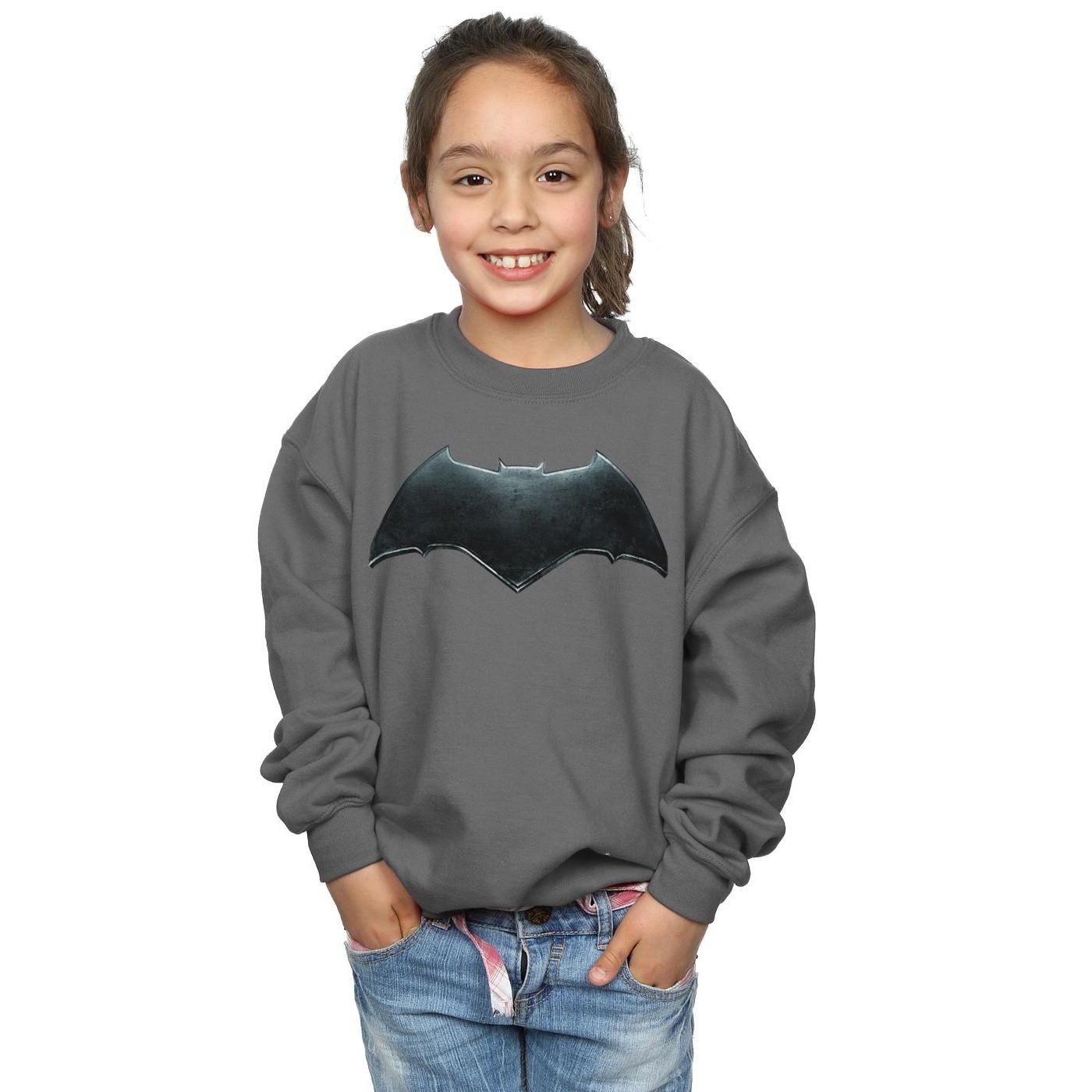 DC COMICS  Justice League Movie Batman Emblem Sweatshirt 