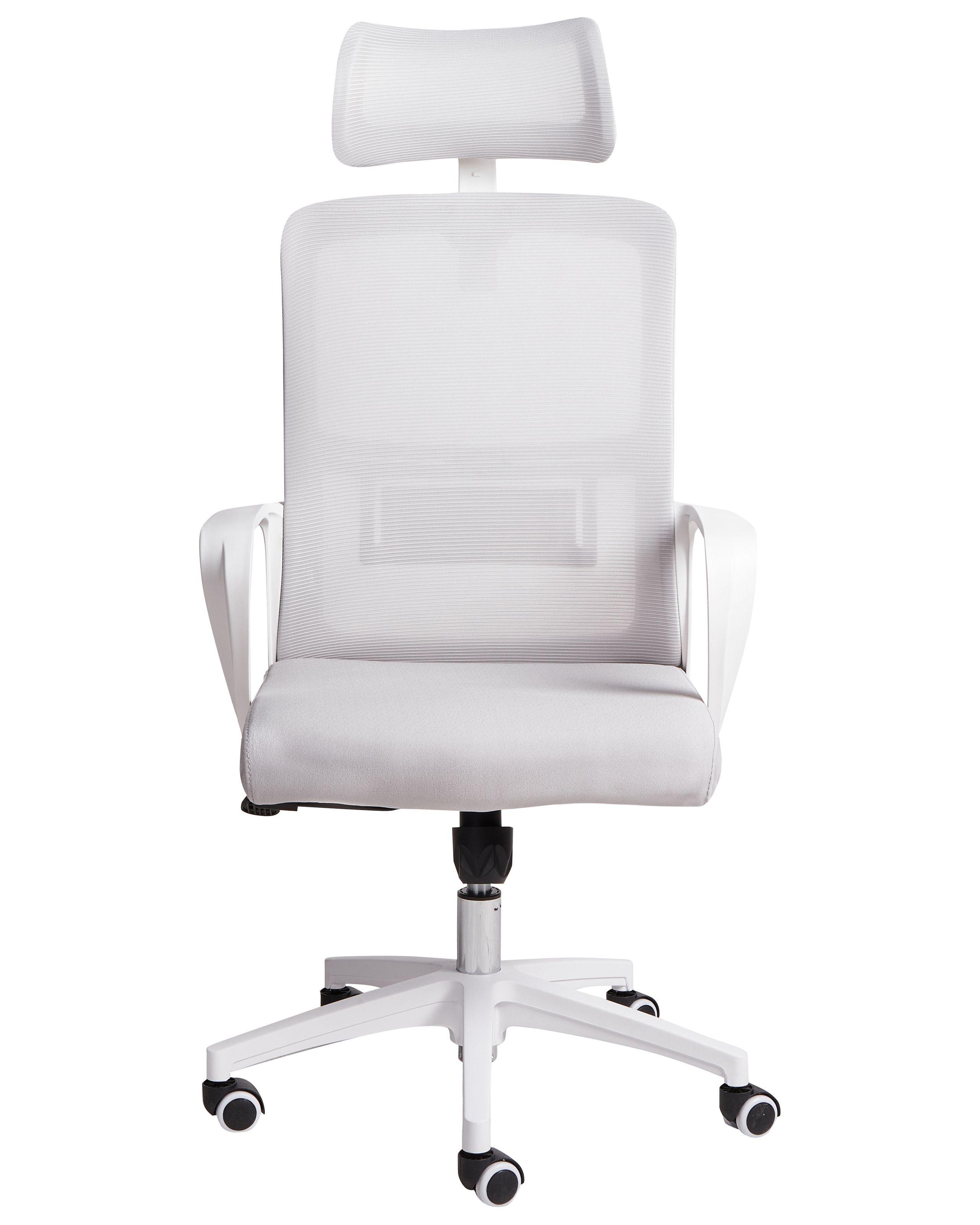 Beliani Sedia da ufficio en Tessuto a rete Moderno MONARCH  