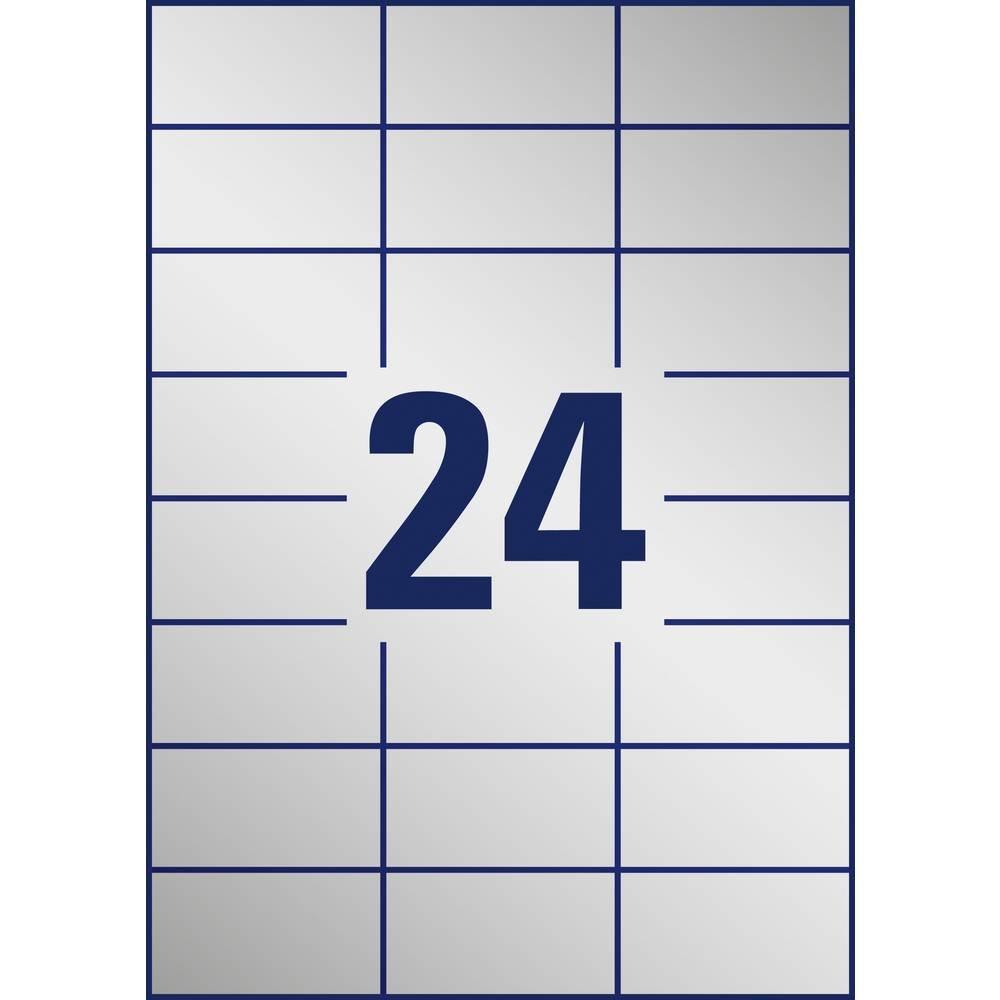 Avery-Zweckform Étiquettes plaques signalétiques Avery Zweckform 70 x 37 mm, 20 feuilles/480 étiquettes  