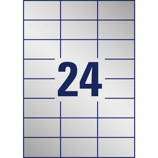 Avery-Zweckform Étiquettes plaques signalétiques Avery Zweckform 70 x 37 mm, 20 feuilles/480 étiquettes  