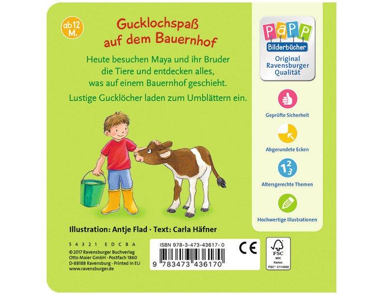 Mein Bauernhof Gucklochbuch Carla Häfner Couverture rigide 