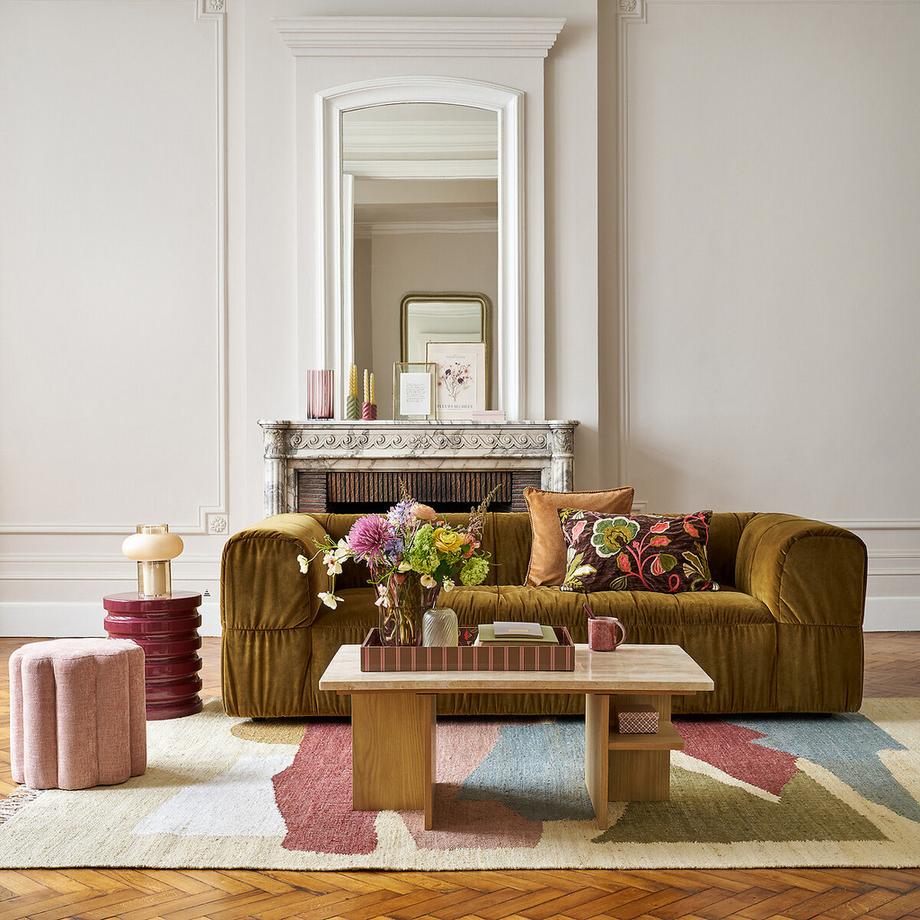 La Redoute Intérieurs Tapis en jute motif vintage  