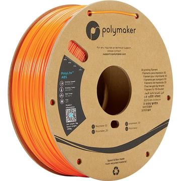 PolyLite Filamento per stampante 3D Plastica ABS odore ridotto 1.75 mm 1000 g Arancione