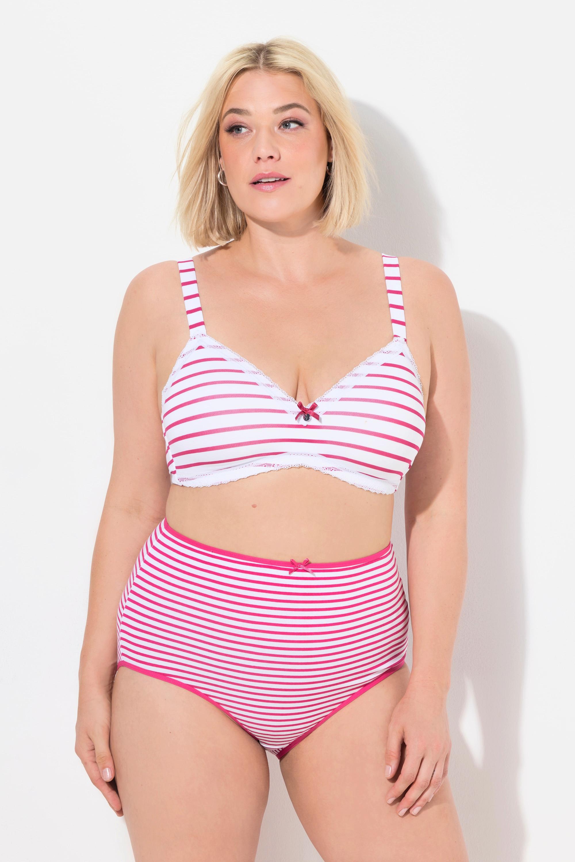 Ulla Popken Slip Maxi Confezione da 3 Righe  