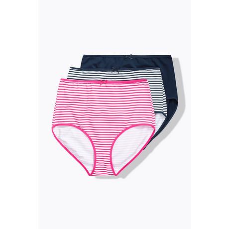 Ulla Popken Slip Maxi Confezione da 3 Righe  