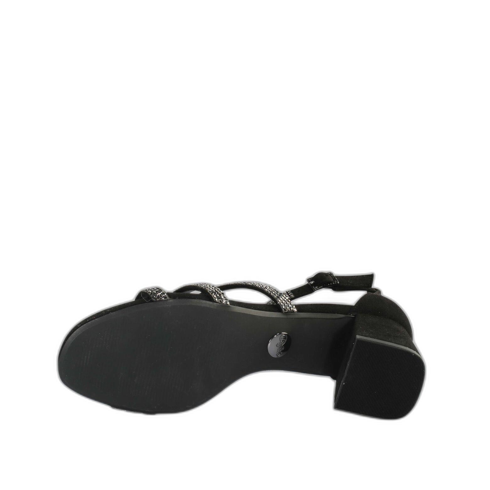 Buffalo  sandalen mit absatz aus wildleder für en lilly glam 