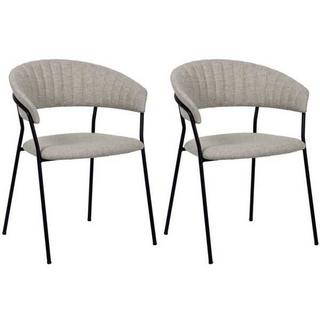 KARE Design Fauteuil Belle beige (lot de 2)  