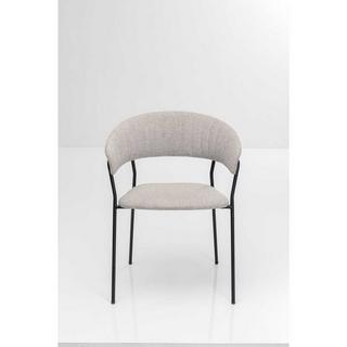 KARE Design Poltrona Belle beige (set di 2)  