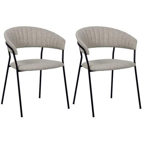 KARE Design Poltrona Belle beige (set di 2)  