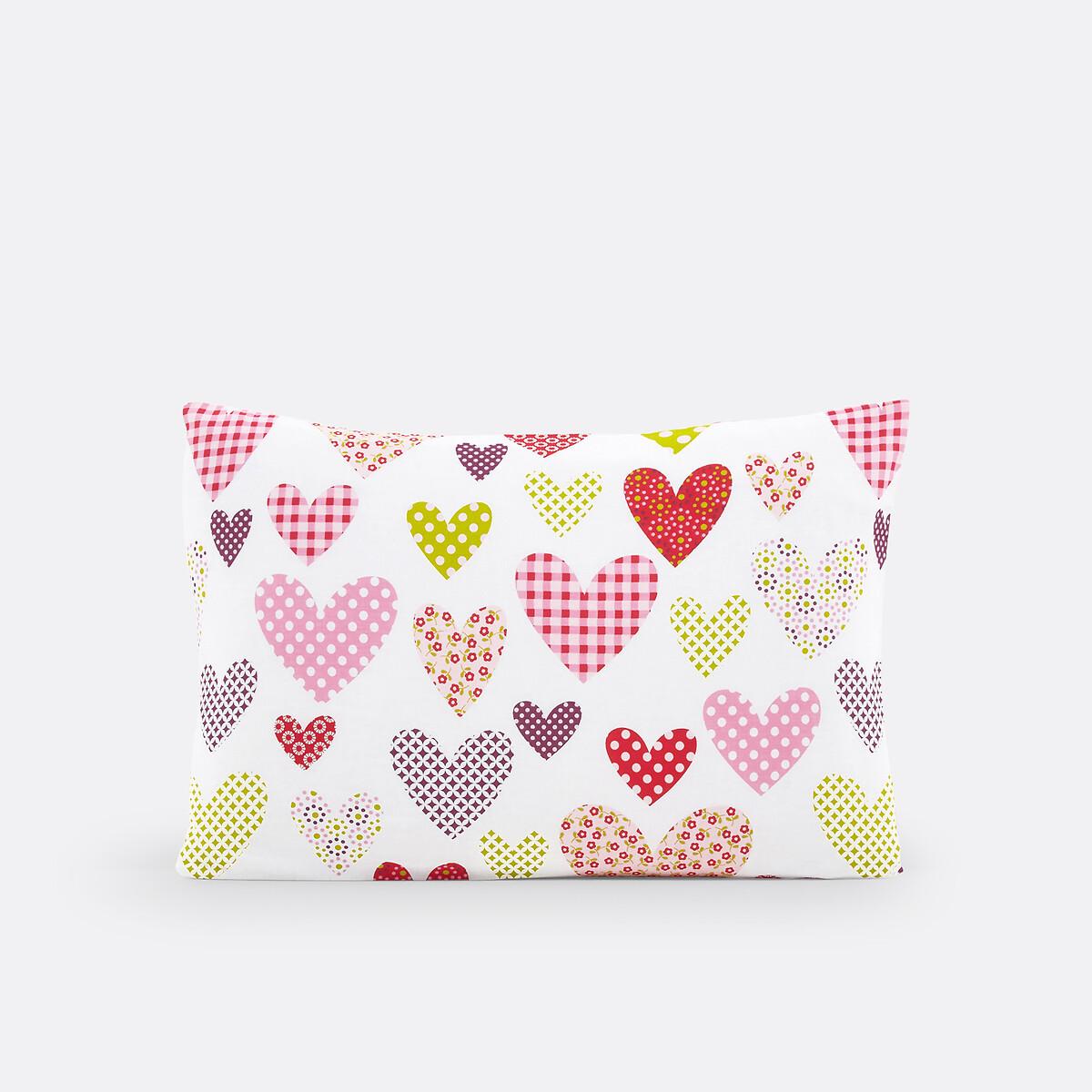 SO'HOME Taie d'oreiller enfant Coeur Liberté  