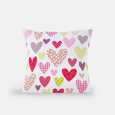 SO'HOME Taie d'oreiller enfant Coeur Liberté  