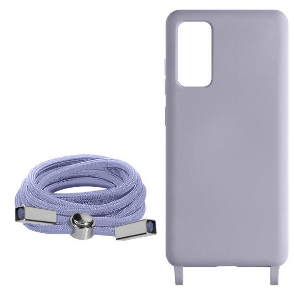 Avizar  Cover con Cordino Galaxy S20 FE Viola 