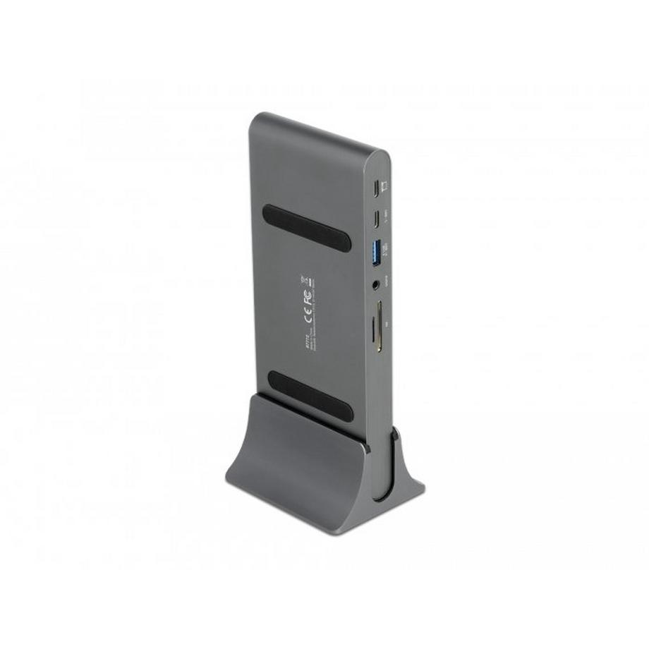 DeLock  87772 station d'accueil Avec fil Thunderbolt 3 Gris 