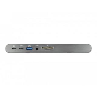 DeLock  87772 replicatore di porte e docking station per notebook Cablato Thunderbolt 3 Grigio 
