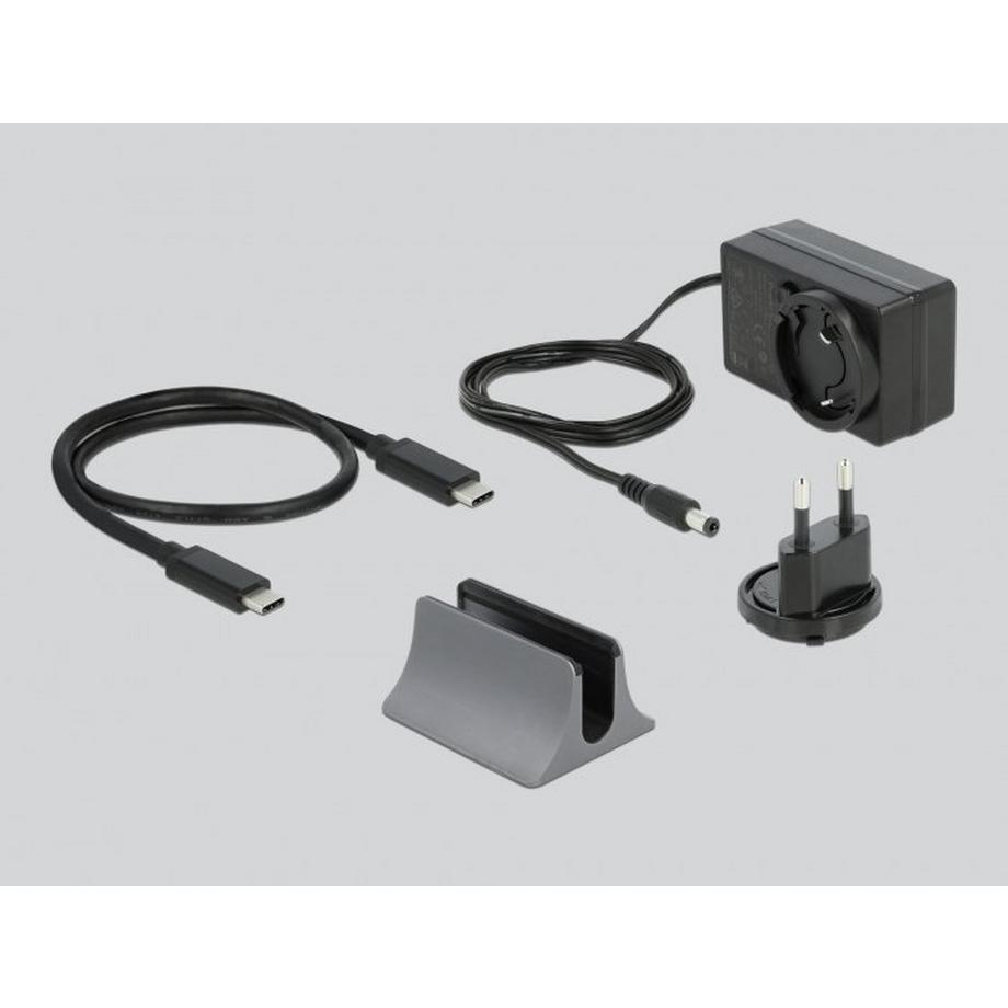 DeLock  87772 station d'accueil Avec fil Thunderbolt 3 Gris 