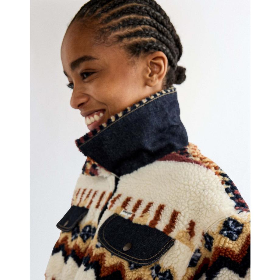 Wrangler Sherpajacke Sherpa Trucker  