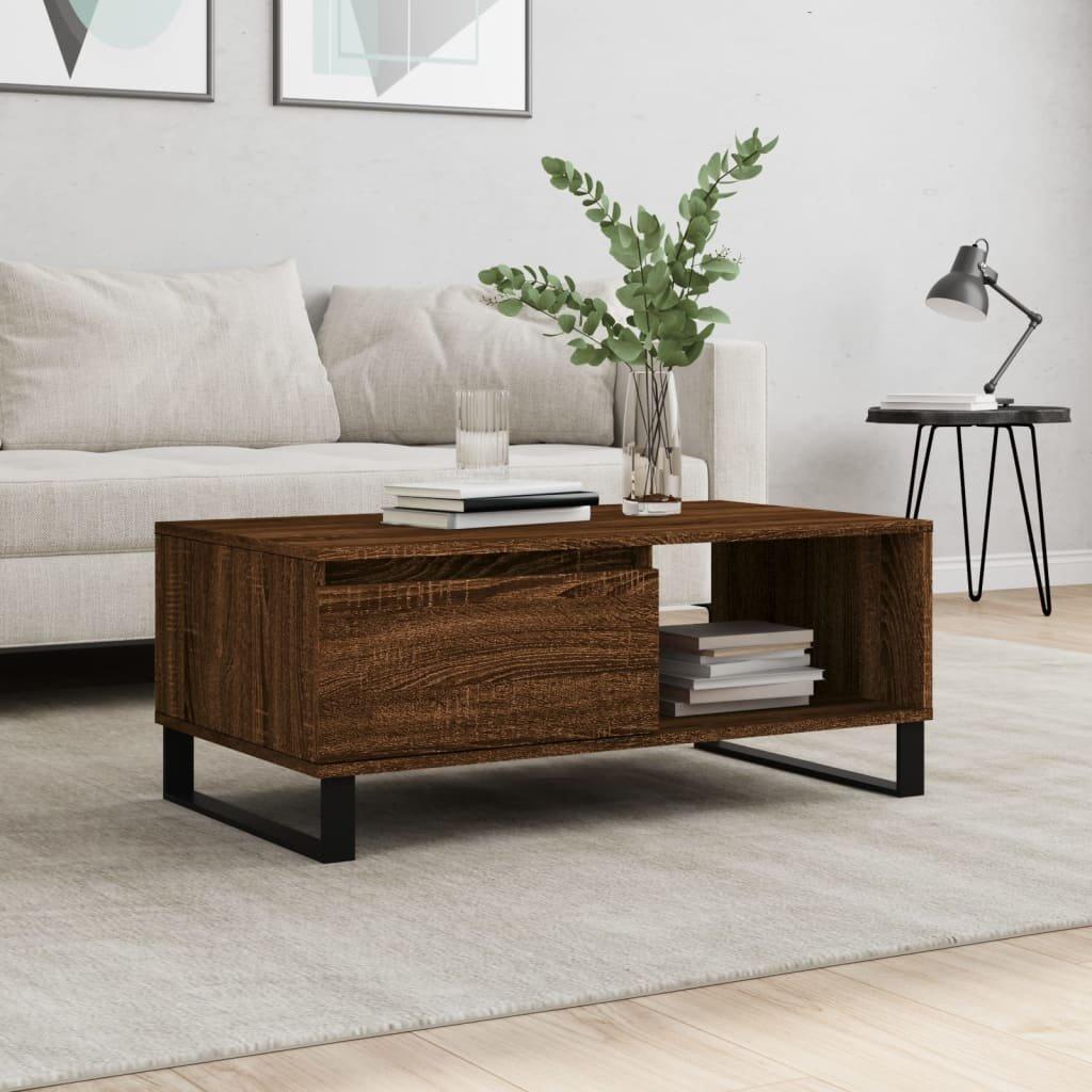 VidaXL Table basse bois d'ingénierie  