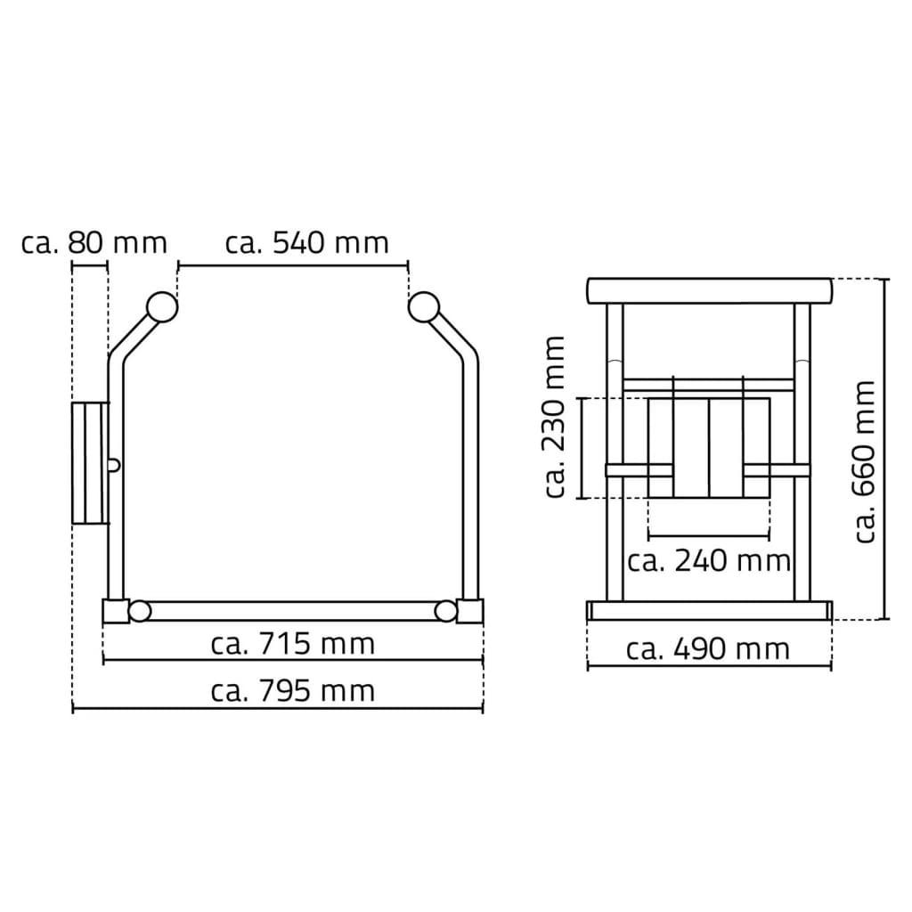 RIDDER  corrimano mobile Plastica 