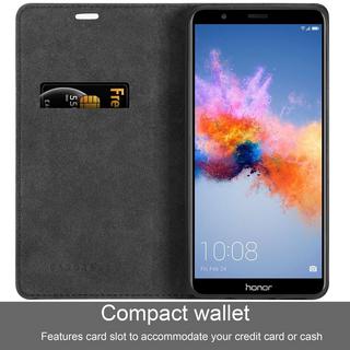 Cadorabo  Housse compatible avec Honor 7X - Coque de protection avec fermeture magnétique, fonction de support et compartiment pour carte 