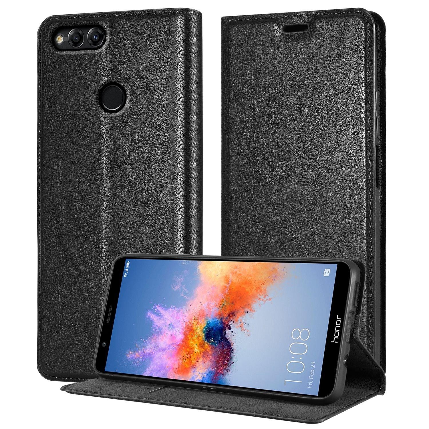 Cadorabo  Housse compatible avec Honor 7X - Coque de protection avec fermeture magnétique, fonction de support et compartiment pour carte 