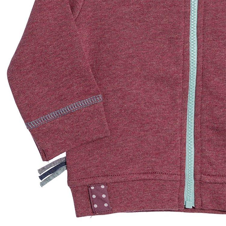 OrganicEra  Sweat bébé à capuche zippé en coton bio 