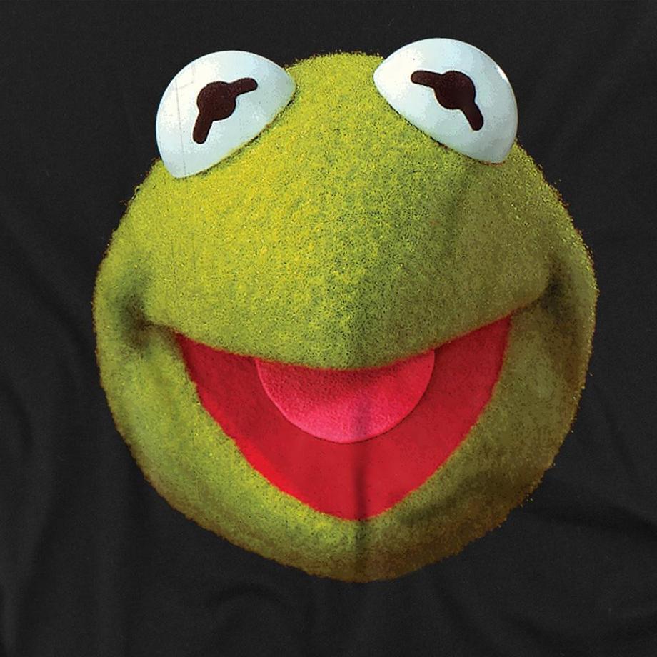 The Muppets  T-ShirtManches Longues Motif Kermit La Grenouille Motiftyle Visage 