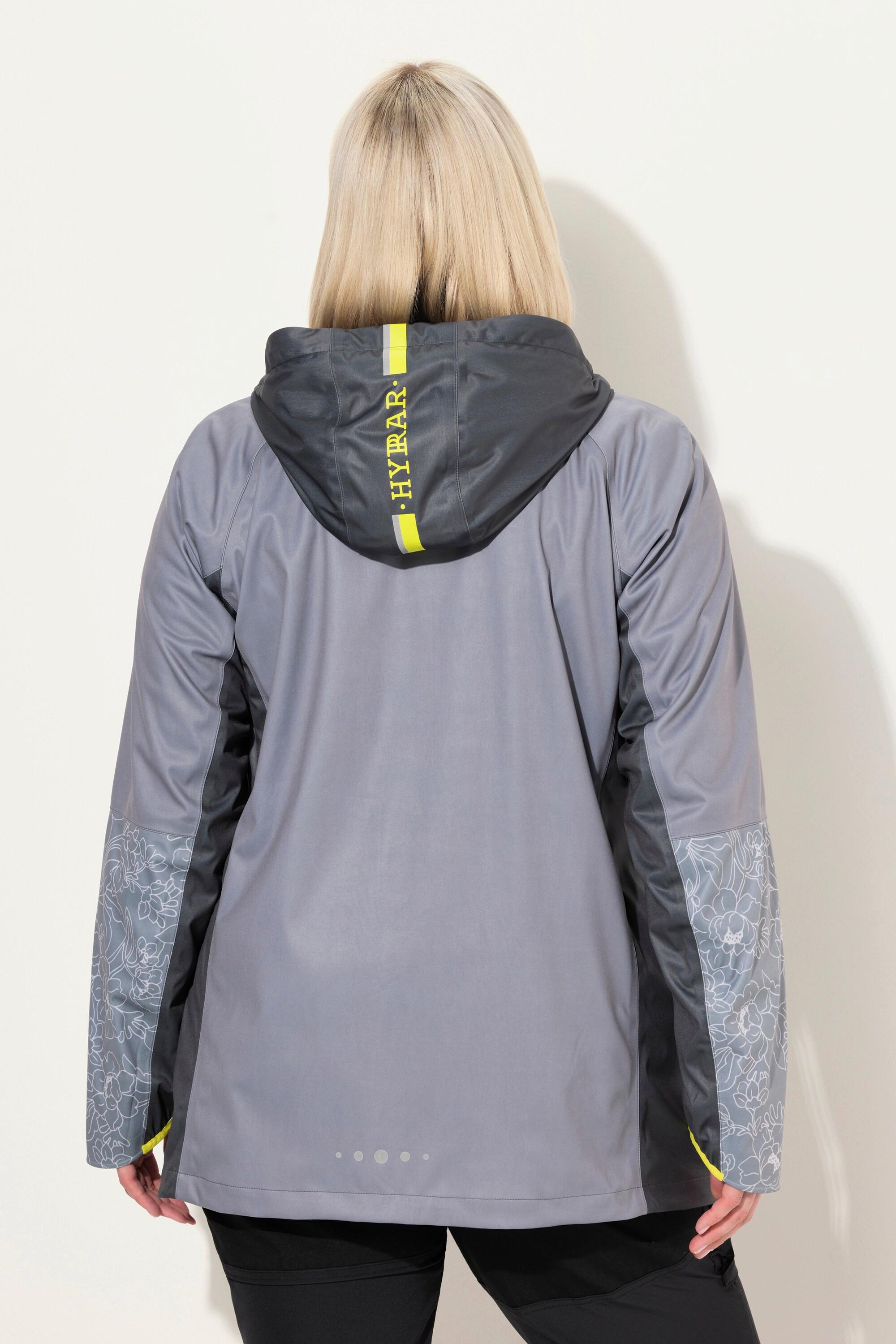 Ulla Popken  Veste technique imperméable, avec veste intérieure et fermeture à glissière à double sens 