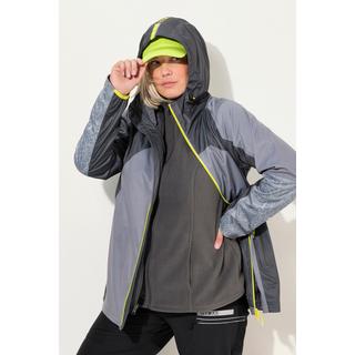 Ulla Popken  Veste technique imperméable, avec veste intérieure et fermeture à glissière à double sens 