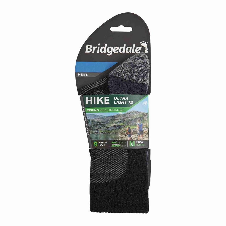 Bridgedale  Wandersocken Aus Ultraleichter T2 Merinowolle Mit Rundhalsausschnitt 