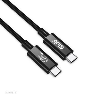 CAC-1575 câble USB 2 m USB4 Gen 2x2 USB C Noir