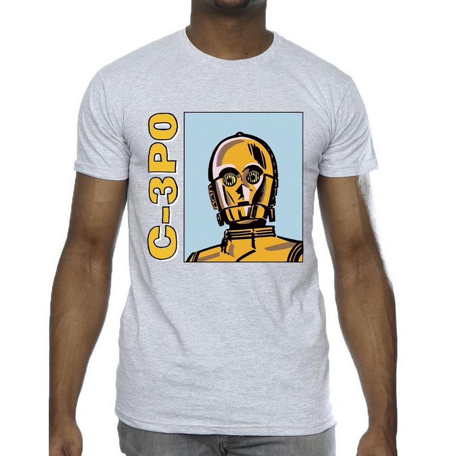 STAR WARS T-Shirt con Stampa Grafica C-3PO  