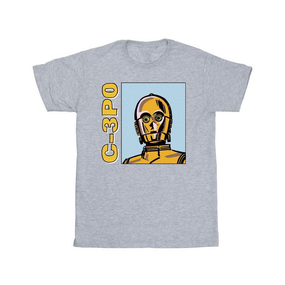Maglietta C3po Disegno A Tratto