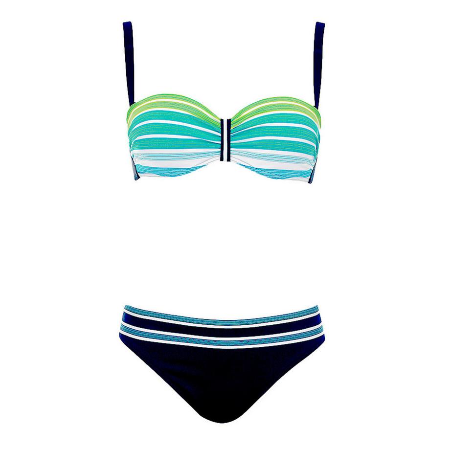 SUNFLAIR Ensemble Bikini Bandeau Rayé  