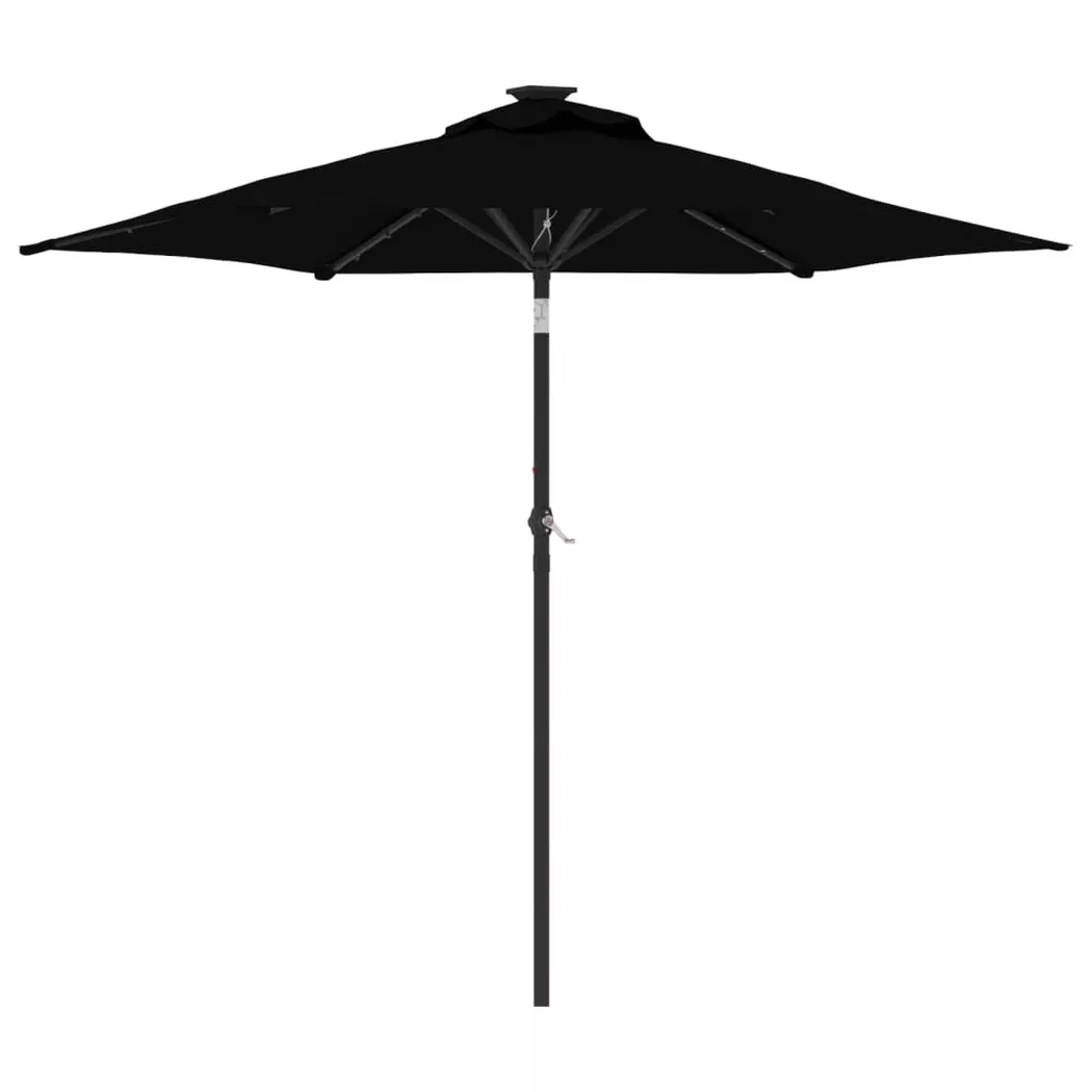 VidaXL - ombrellone da giardino, One Size, Nero