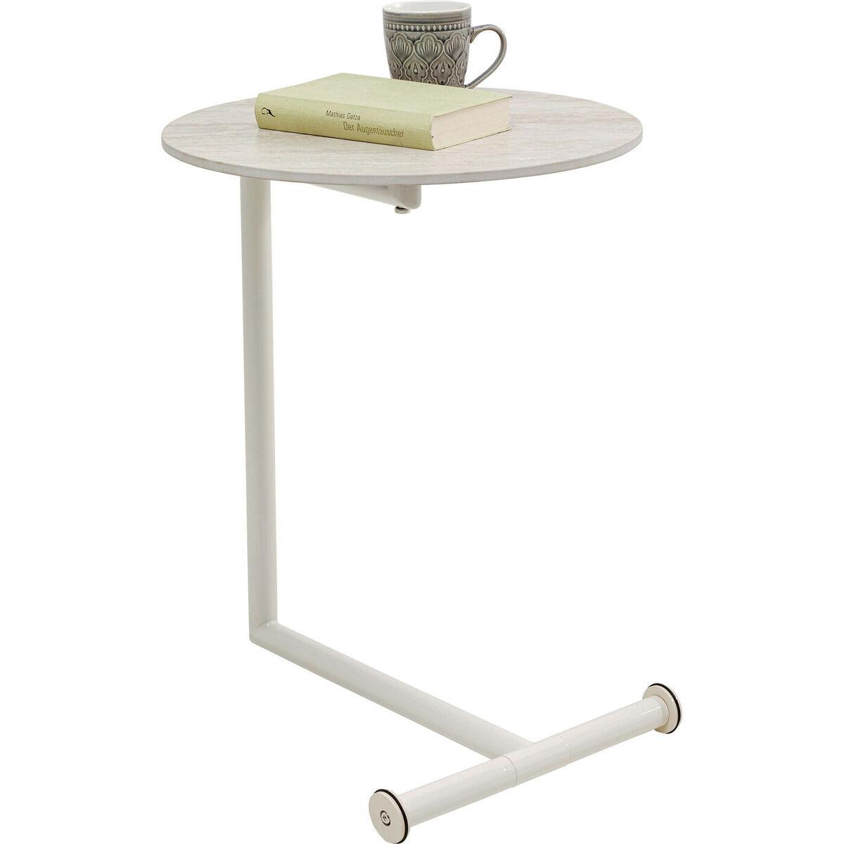 KARE Design Table d&#039;appoint Easy Living greige ronde 46  