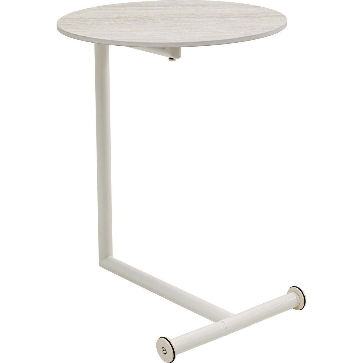 KARE Design Table d&#039;appoint Easy Living greige ronde 46  