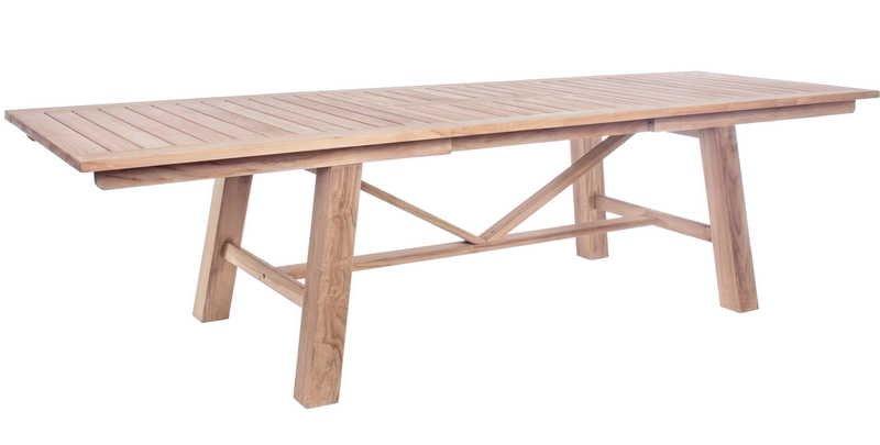 mutoni Table à rallonge en bois Maryland 220(300)x100  