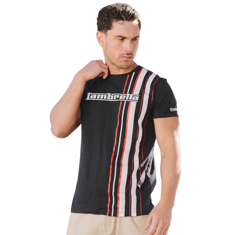 Lambretta T-Shirt Ss25 avec Détail Rayé  