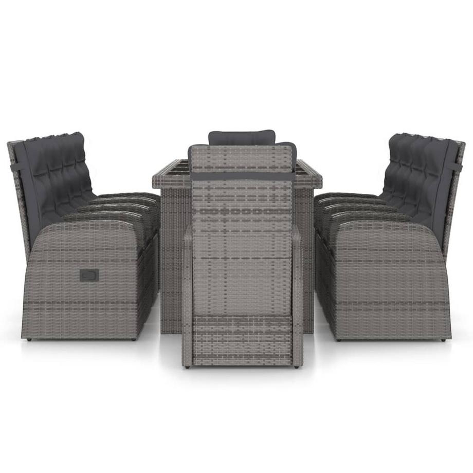 VidaXL set da giardino Polirattan  
