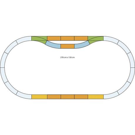 Piko G  Set de rails complémentaires gare, voie G 