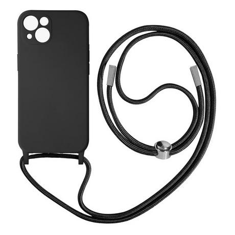 Avizar  Coque cordon iPhone 13 Noir 