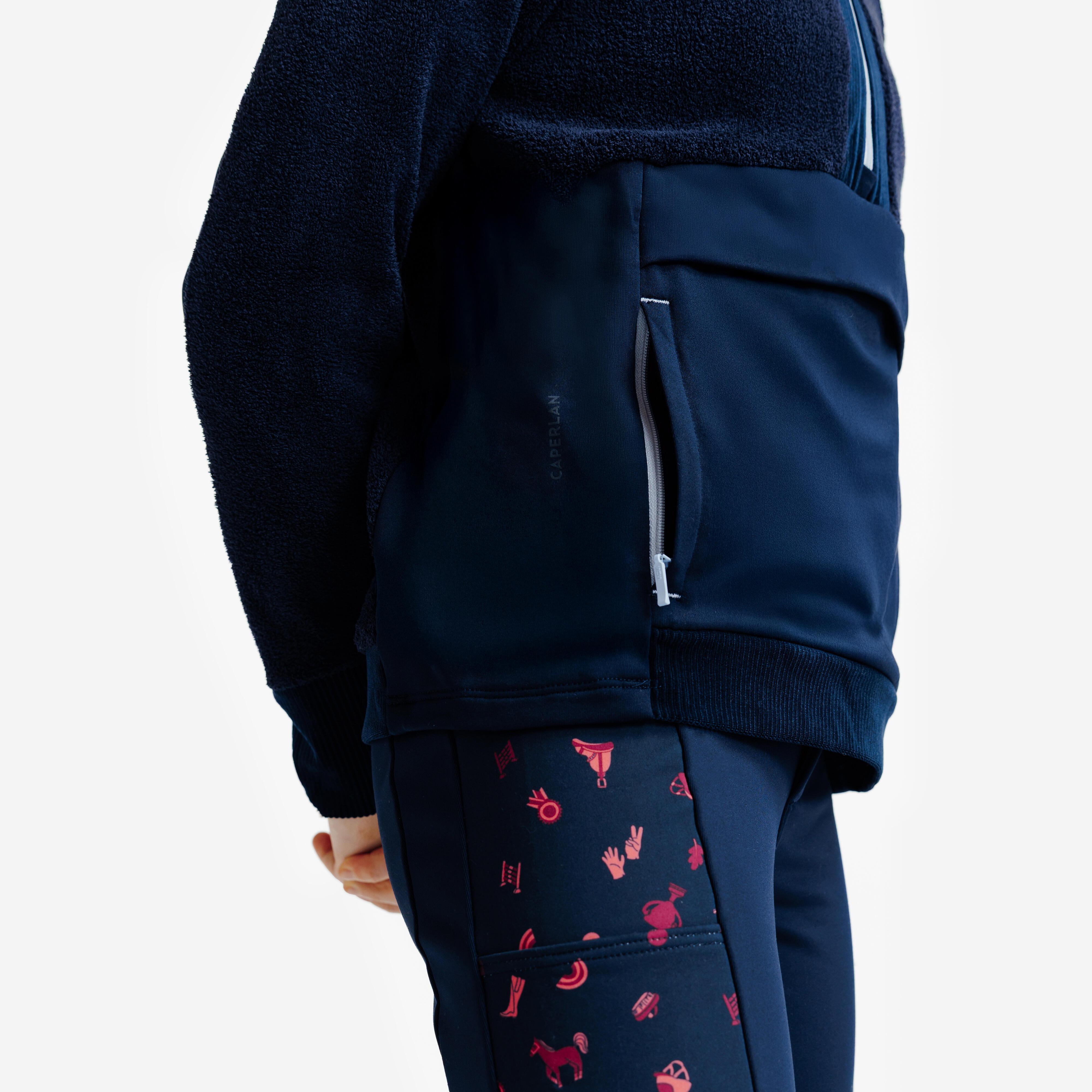 FOUGANZA  Sweat d'équitation 1/2-zip enfant 