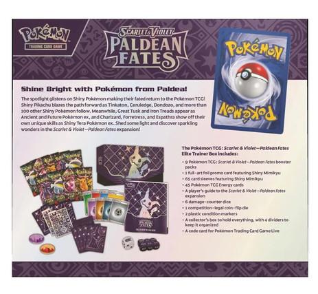 Pokémon  Paldeas Schicksal Top Trainer Box (Englisch) 