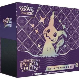 Pokémon  Paldeas Schicksal Top Trainer Box (Anglais) 