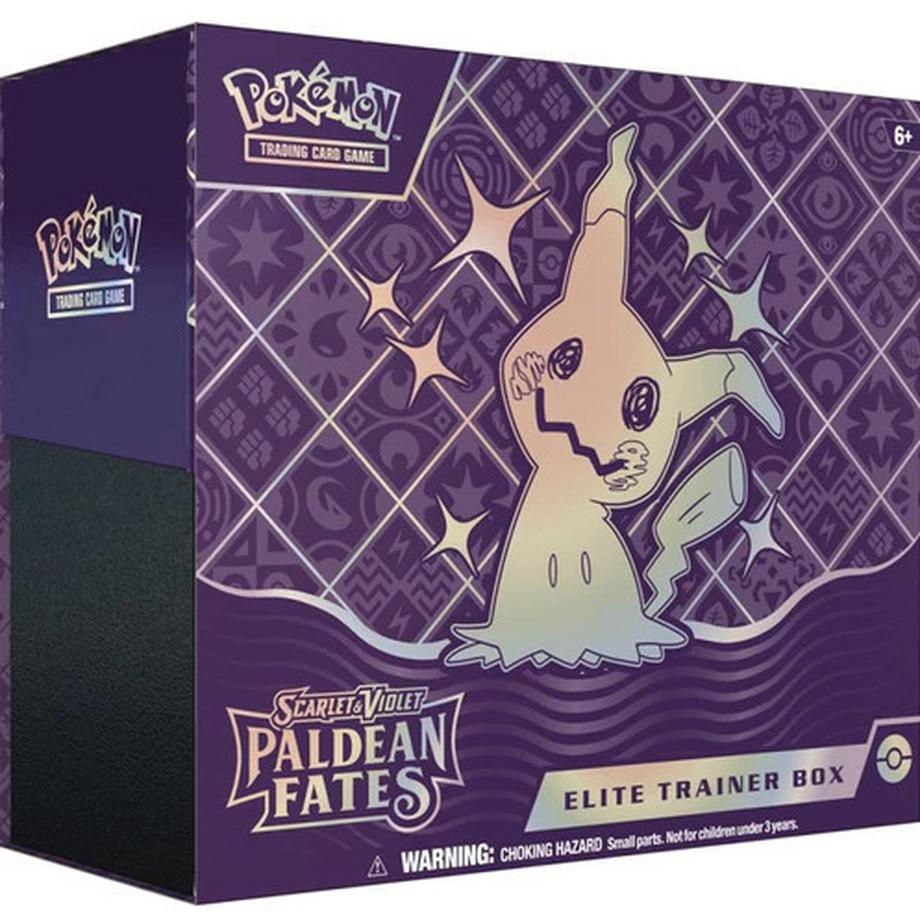 Pokémon  Paldeas Schicksal Top Trainer Box (Anglais) 