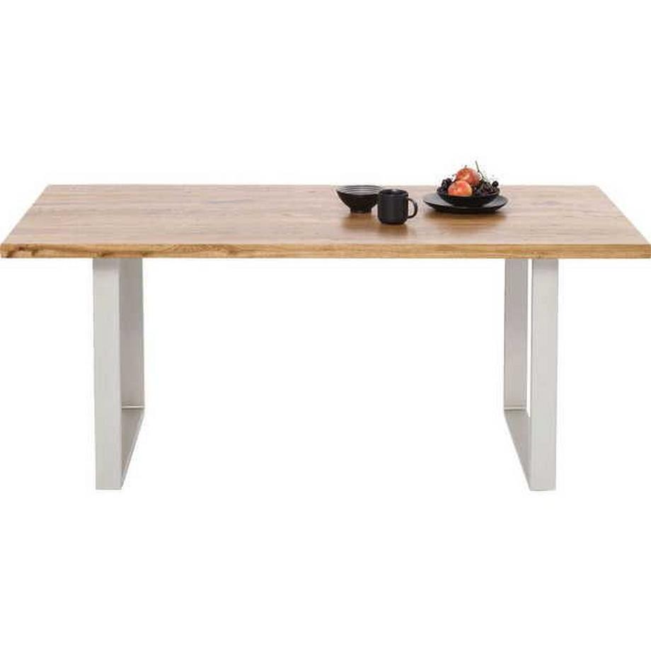 KARE Design Tisch Jackie Eiche Silber 160x80  