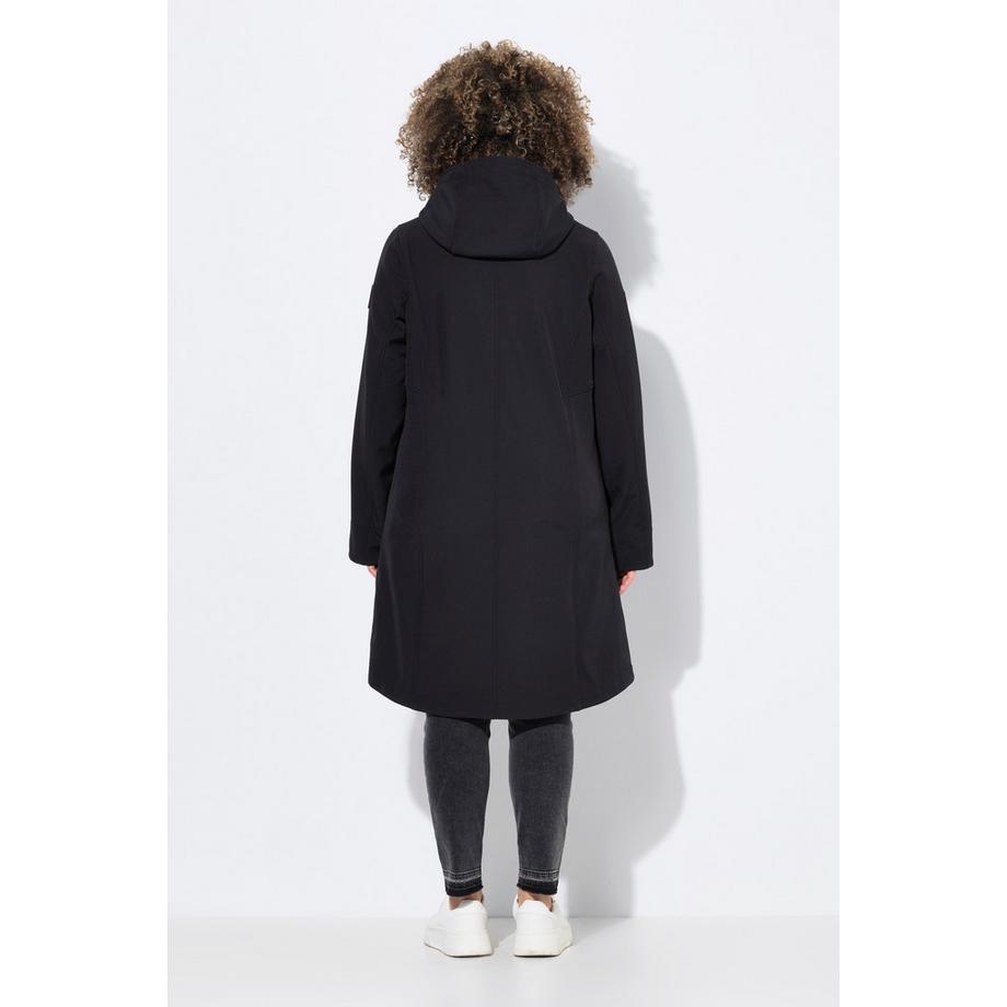 Ulla Popken HYPRAR Softshelljacke Wasserabweisend 2-Wege-Zipper  