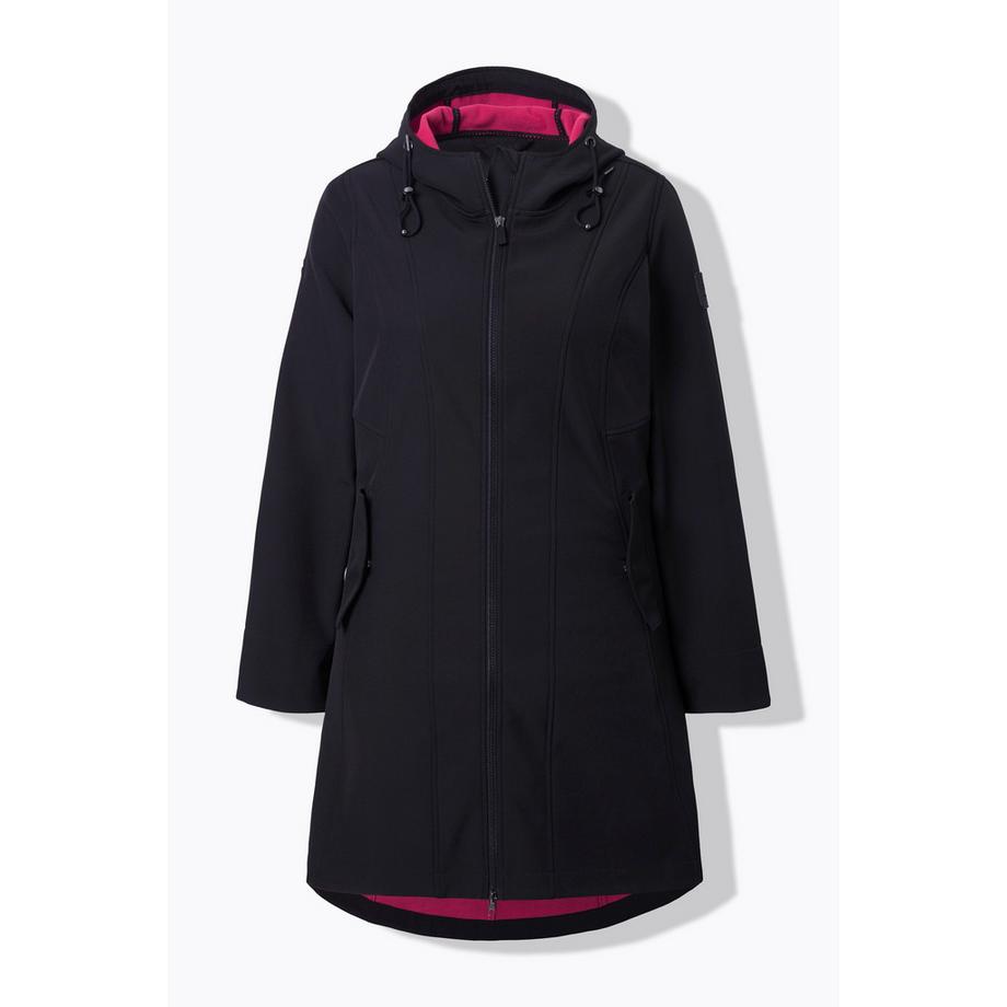Ulla Popken HYPRAR Softshelljacke Wasserabweisend 2-Wege-Zipper  