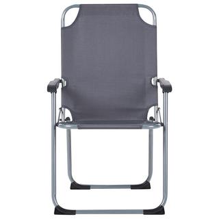 Beliani Gartenstuhl 4er Set aus Stahl Modern GALATSI  